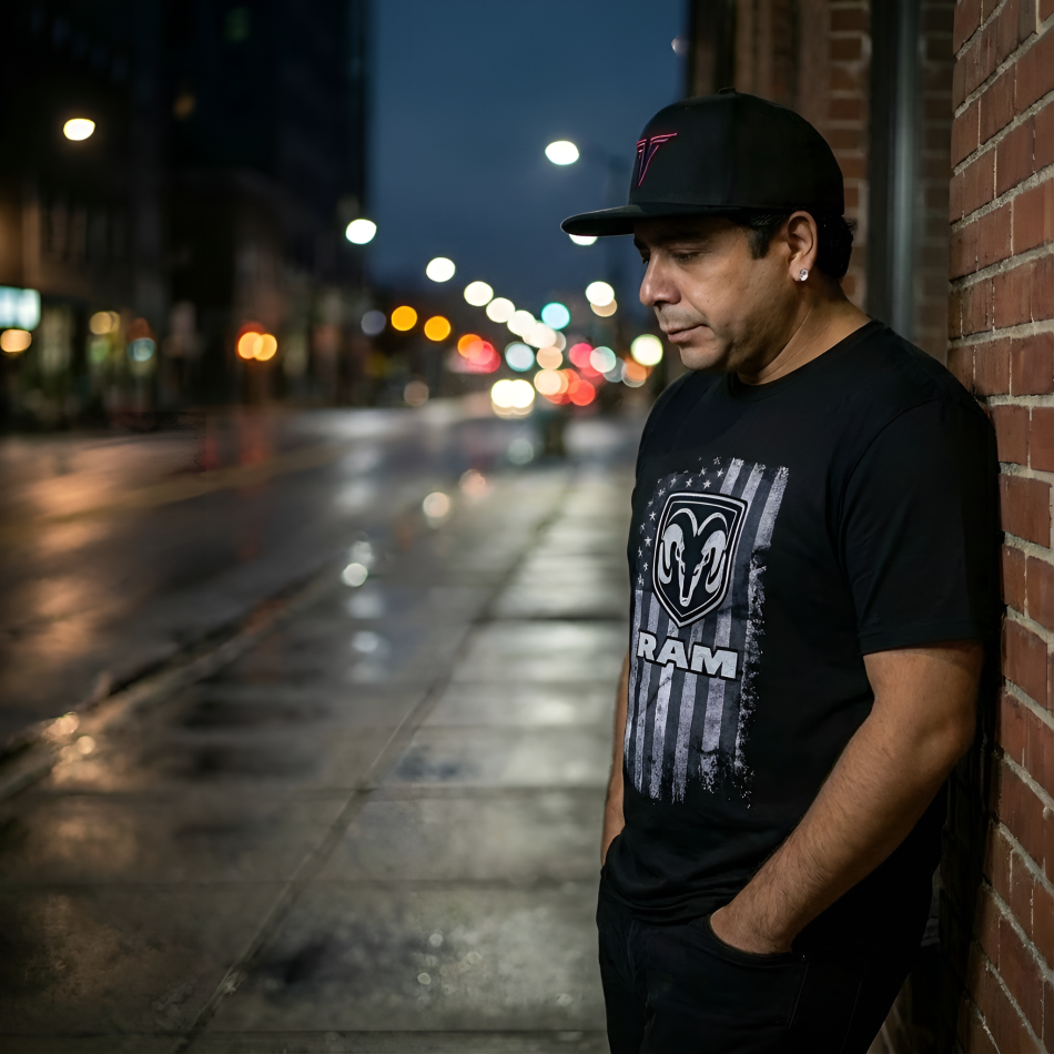 RAM T-Shirt Patriotic in schwarz 3